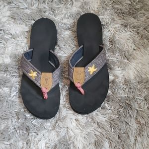 Eliza B Nantucket flip flops